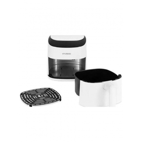 Аэрогриль Hyundai HYF-4055 1500Вт белый/черный - фото 14