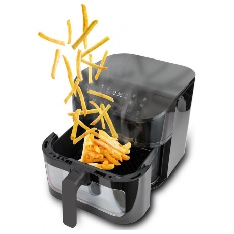 Аэрогриль Hyundai HYF-5458 1750Вт черный - фото 2