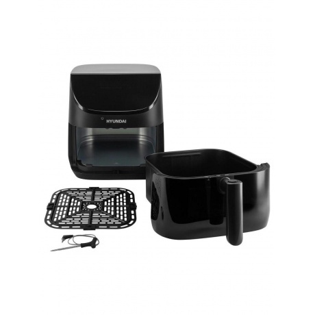 Аэрогриль Hyundai HYF-9090 1700Вт черный/черный - фото 17