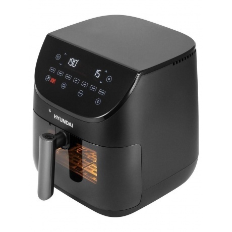 Аэрогриль Hyundai HYF-9090 1700Вт черный/черный - фото 6