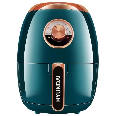 Аэрогриль Hyundai HYF-3553 1350Вт темно-зеленый/золотистый