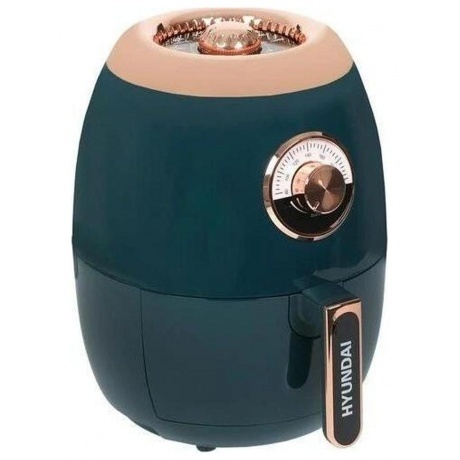 Аэрогриль Hyundai HYF-3553 1350Вт темно-зеленый/золотистый - фото 9