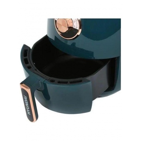 Аэрогриль Hyundai HYF-3553 1350Вт темно-зеленый/золотистый - фото 10