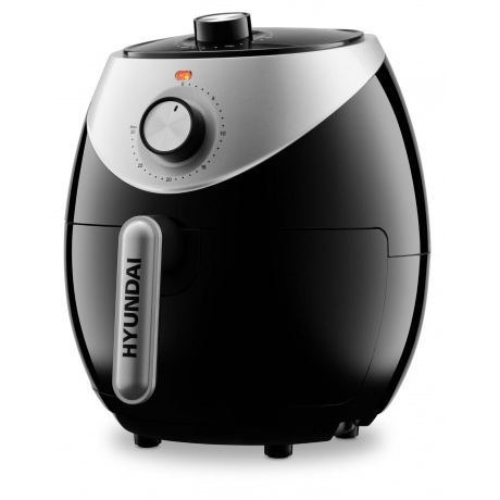 Аэрогриль Hyundai HYF-3456 1500Вт черный/серебристый - фото 1