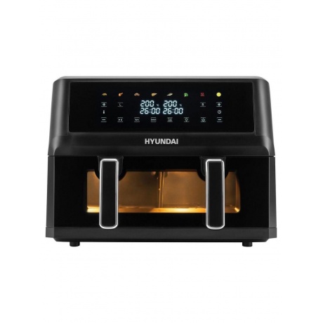 Аэрогриль Hyundai HYF-9089 2400Вт черный - фото 1