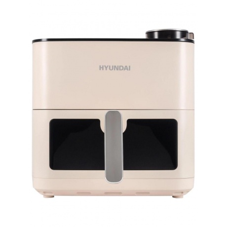 Аэрогриль Hyundai HYF-9088 2000Вт кремовый/серебристый - фото 1