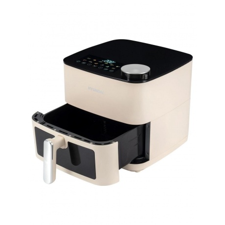 Аэрогриль Hyundai HYF-9088 2000Вт кремовый/серебристый - фото 8