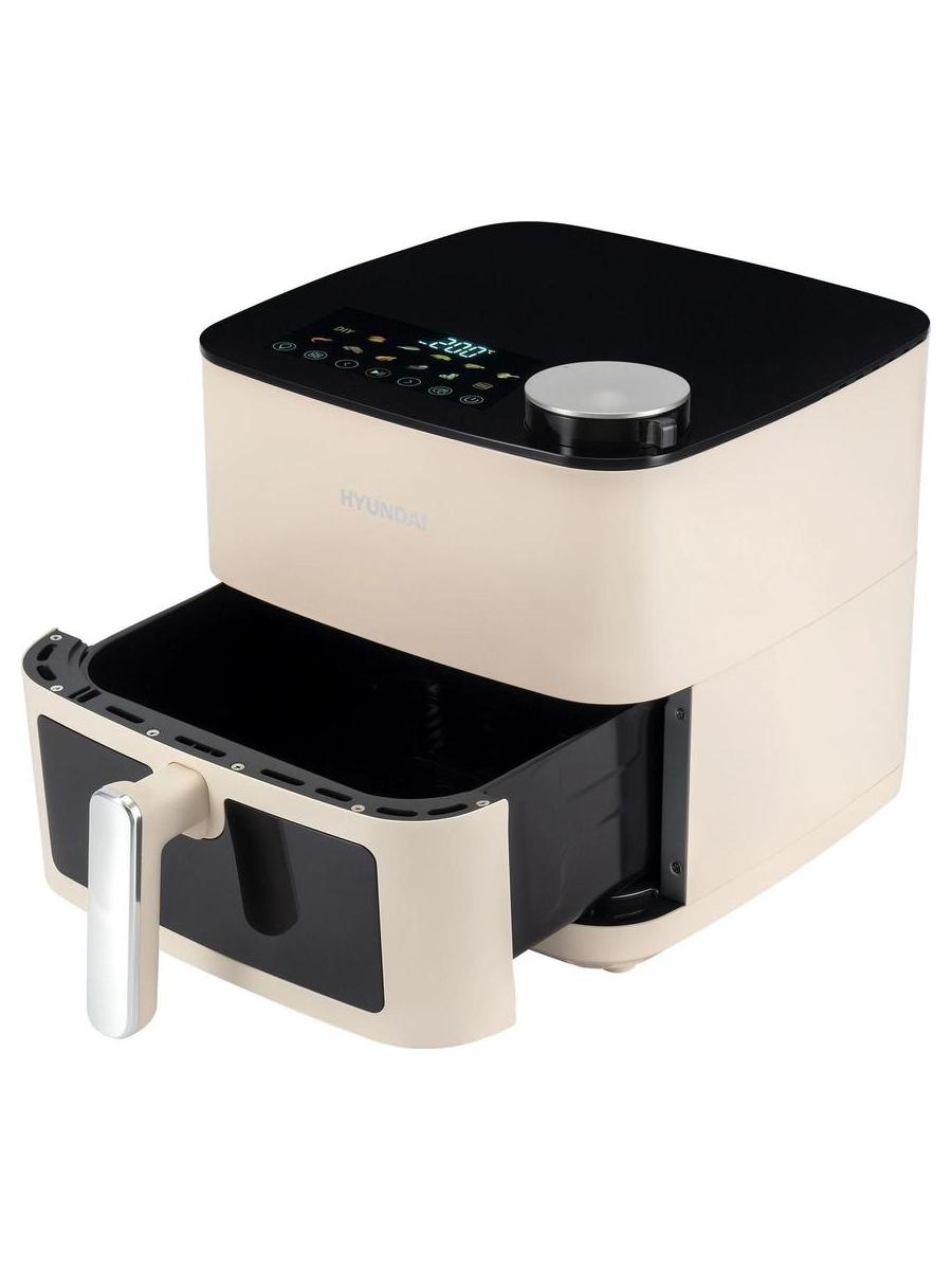 Аэрогриль Hyundai HYF-9088 2000Вт кремовый/серебристый - фото 8