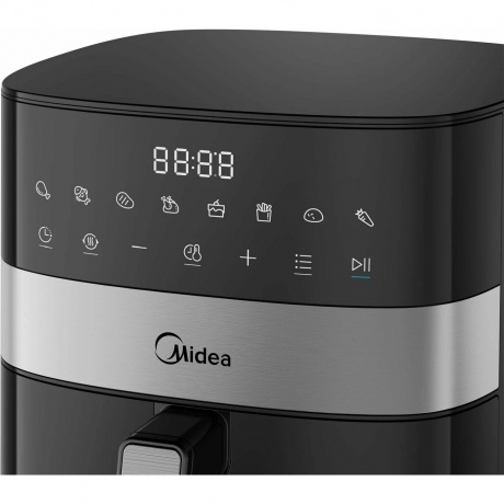 Аэрогриль Midea MAF-CN65E(WB) 6 л, черный - фото 4