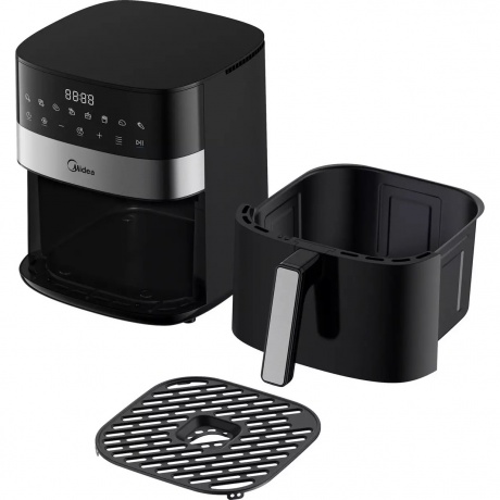 Аэрогриль Midea MAF-CN65E(WB) 6 л, черный - фото 8