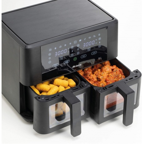 Аэрофритюрница Ariete 4631 (00C463100AR0), 9л, 2 чаши - фото 3