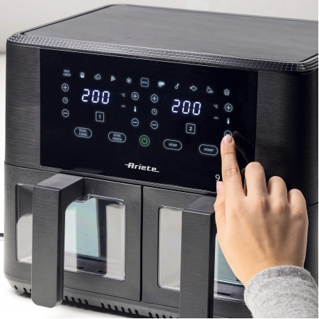 Аэрофритюрница Ariete 4631 (00C463100AR0), 9л, 2 чаши - фото 6