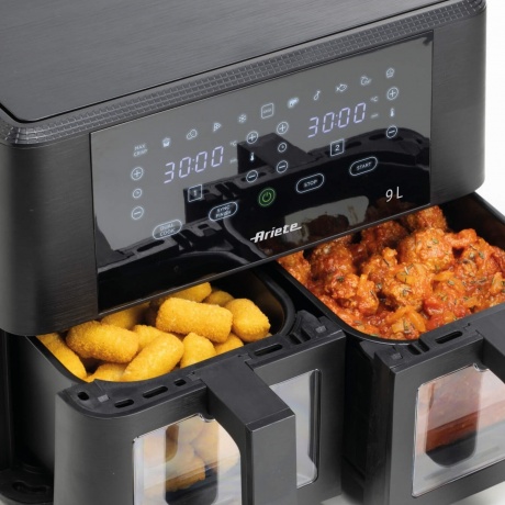 Аэрофритюрница Ariete 4631 (00C463100AR0), 9л, 2 чаши - фото 7