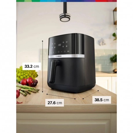 Аэрогриль Bosch MAF462B0 черный, 2050 Вт - фото 6