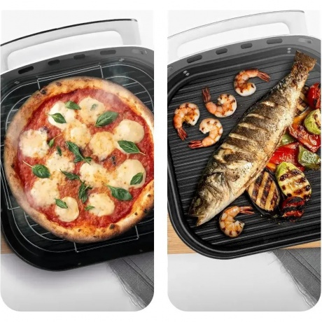 Аэрогриль Kitfort КТ-8150 6л 2850Вт белый/черный - фото 6