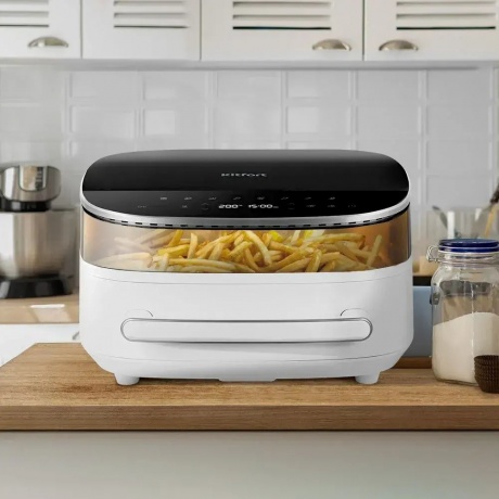 Аэрогриль Kitfort КТ-8150 6л 2850Вт белый/черный - фото 8