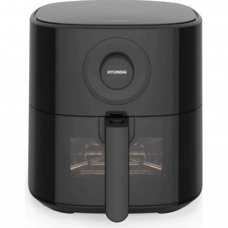 Аэрогриль Hyundai HYF-5003 5.5л 1500Вт черный/черный