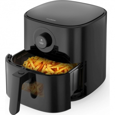 Аэрогриль Hyundai HYF-5003 5.5л 1500Вт черный/черный - фото 6