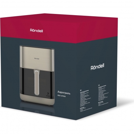 Аэрогриль Rondell RDE-AF555 6л 1800Вт шампань - фото 4