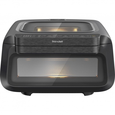 Аэрогриль Rondell RDE-AF111 13л 2100Вт черный/серебристый - фото 1