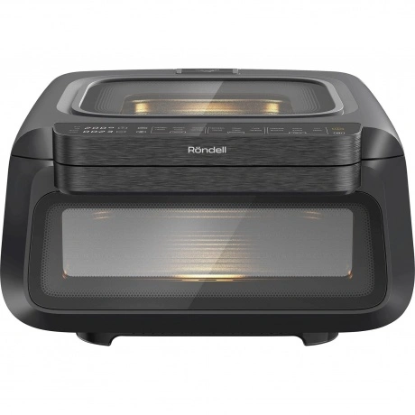 Аэрогриль Rondell RDE-AF111 13л 2100Вт черный/серебристый