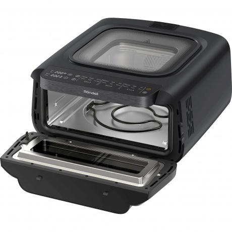 Аэрогриль Rondell RDE-AF111 13л 2100Вт черный/серебристый - фото 3