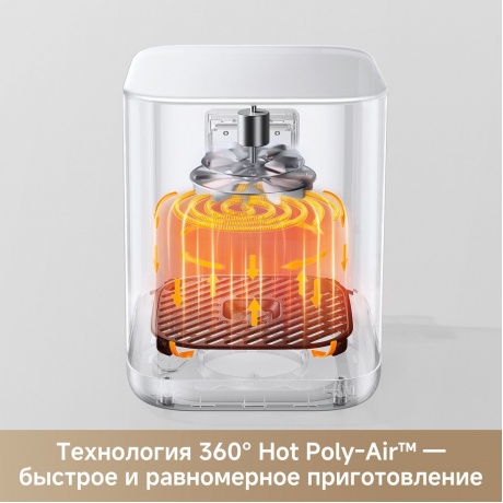 Аэрогриль Trouver Air Fryer FD10s Pro белый (FD10 Pro) - фото 6