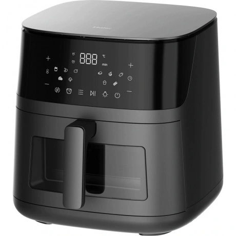 Аэрогриль Haier HAF-700 черный, 2300 Вт, 7 л, сенсор, 10 програм...