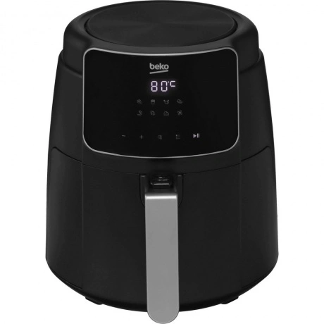 Аэрогриль Beko FRL 2244 B черный, 1500 Вт, 4.7 л, сенсор, 8 прог...