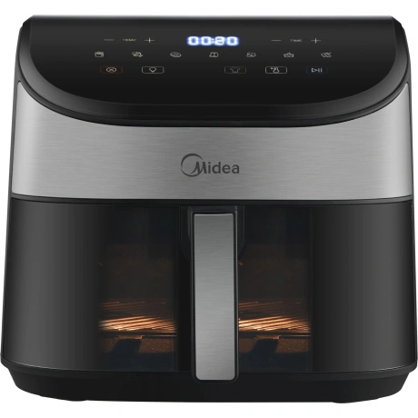 Аэрогриль Midea MAF-CY55WK 5.5л 2250Вт черный/серебристый
