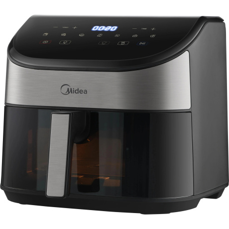 Аэрогриль Midea MAF-CY55WK 5.5л 2250Вт черный/серебристый - фото 2