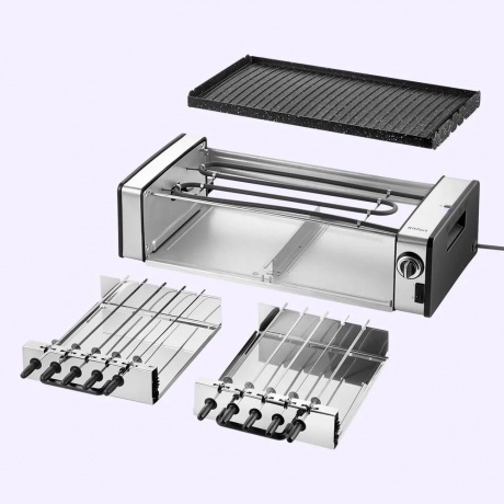 Электрогриль-шашлычница Kitfort КТ-4657 - фото 9