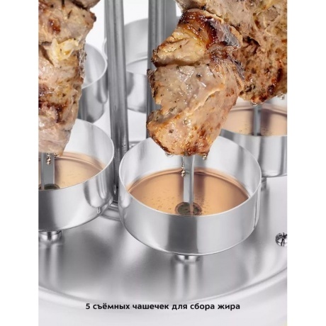 Электрошашлычница Kitfort КТ-1408 - фото 22