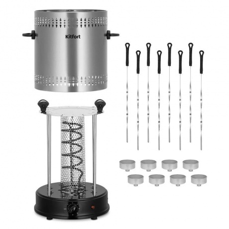 Электрошашлычница Kitfort КТ-1412 - фото 16