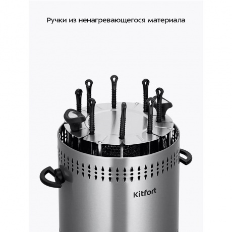Электрошашлычница Kitfort КТ-1412 - фото 30