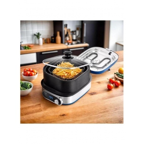 Электросковорода Kitfort КТ-6304, 3 в 1 - фото 7