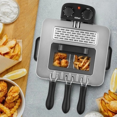 Фритюрница Kitfort КТ-6481 - фото 2