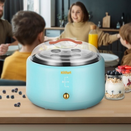 Йогуртница Kitfort КТ-6081-1 голубой - фото 2