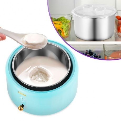 Йогуртница Kitfort КТ-6081-1 голубой - фото 3