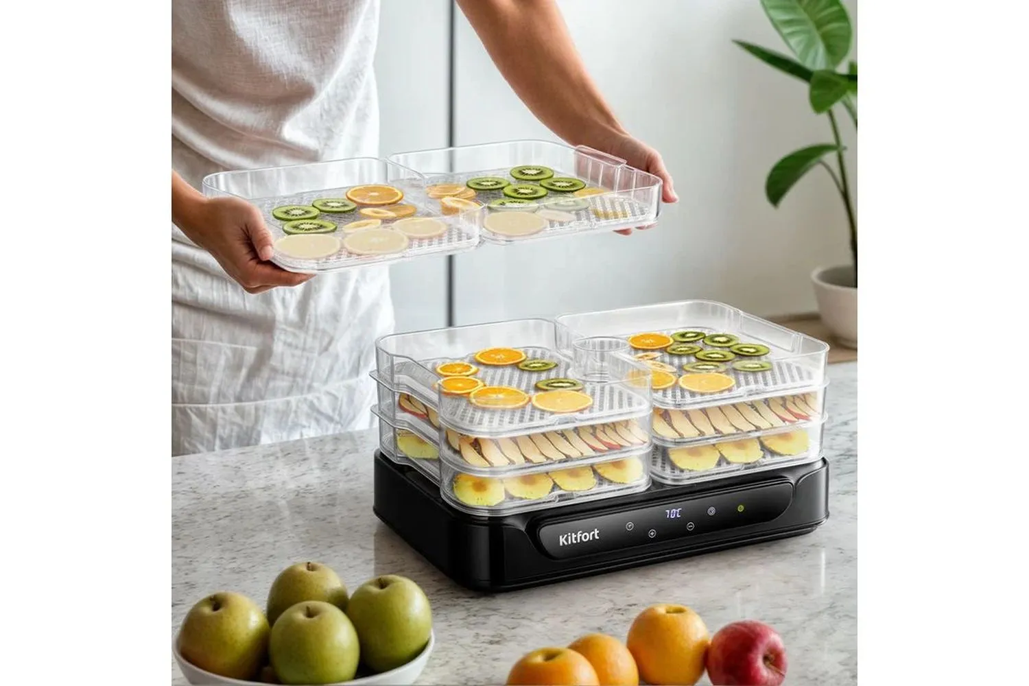 Сушилка для овощей и фруктов КТ-1978 - фото 8