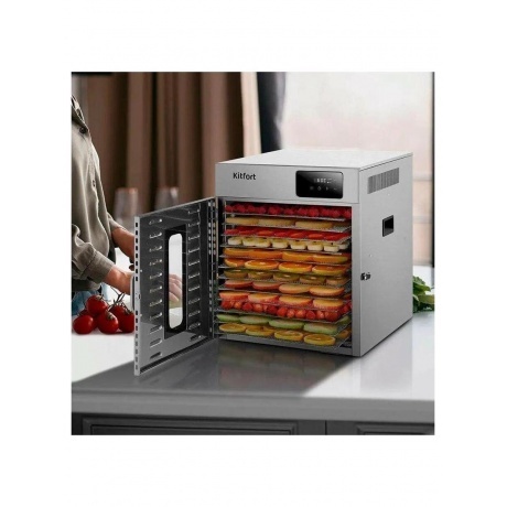 Сушилка для овощей и фруктов Kitfort КТ-4918 - фото 6
