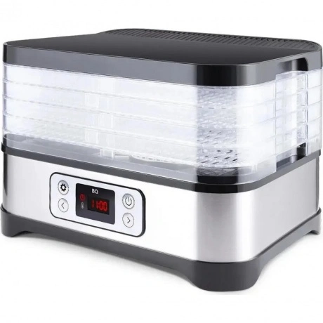 Сушилка для овощей и фруктов BQ FD1001 Черный-стальной