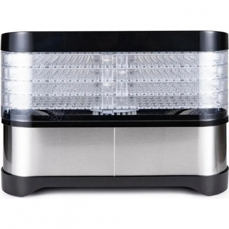 Сушилка для овощей и фруктов BQ FD1001 Черный-стальной - фото 3