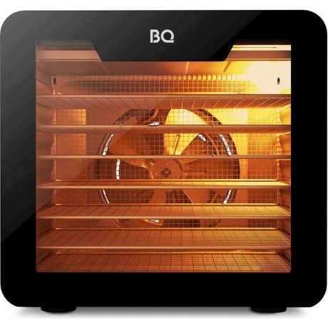 Сушилка для овощей и фруктов BQ FD9000 Черный-стальной - фото 2