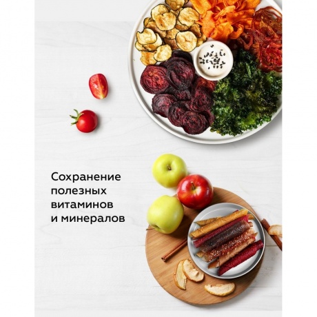 Сушилка для овощей и фруктов BQ FD9000 Черный-стальной - фото 12