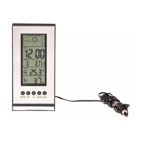 Метеостанция Buro H106AB серебристый - фото 8