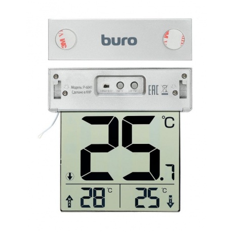 Термометр Buro P-6041 серебристый - фото 6