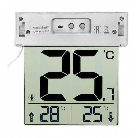 Термометр Buro P-6041 серебристый - фото 7