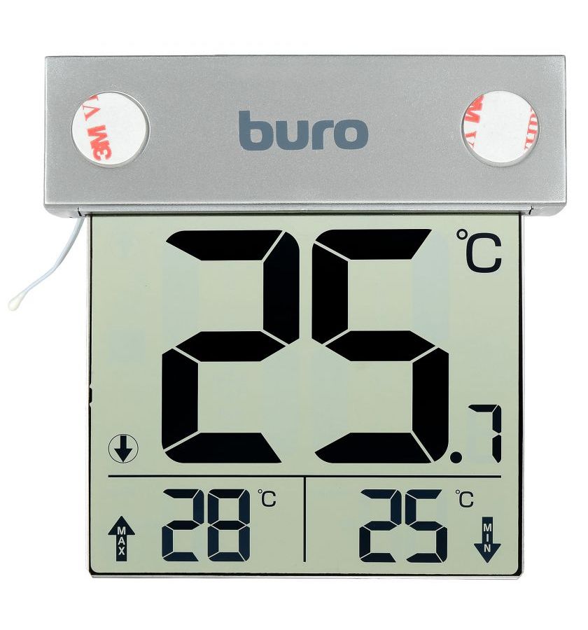 Термометр Buro P-6041 серебристый цена и фото