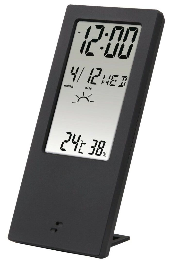 Термометр Hama TH-140 черный база для метеостанций bresser брессер wi fi белая